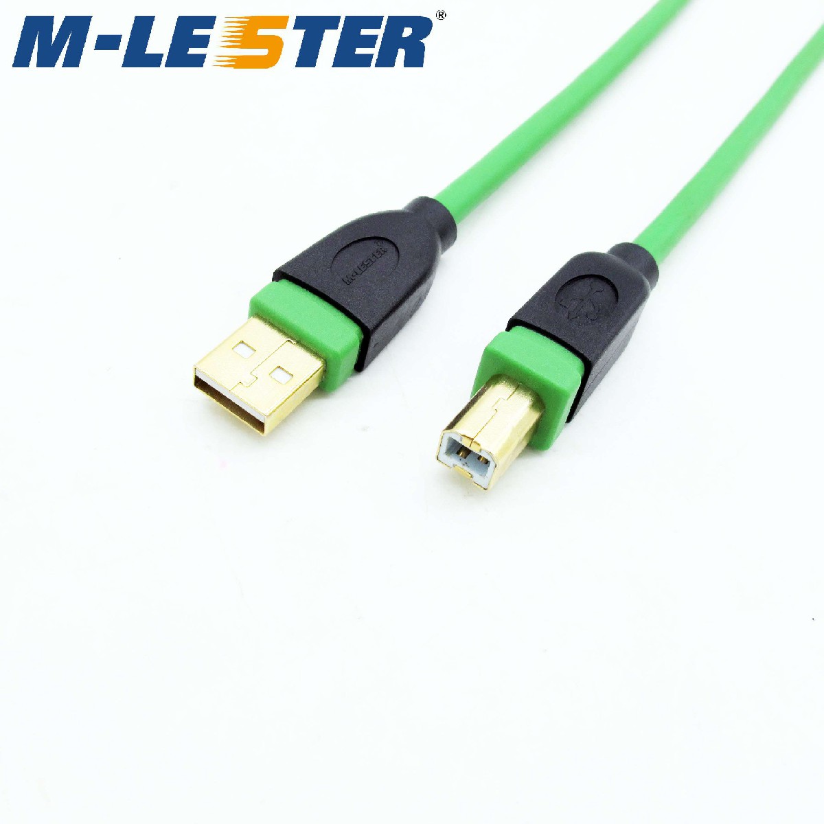 USB打印線2.0雙絞雙屏蔽雙色模數據線